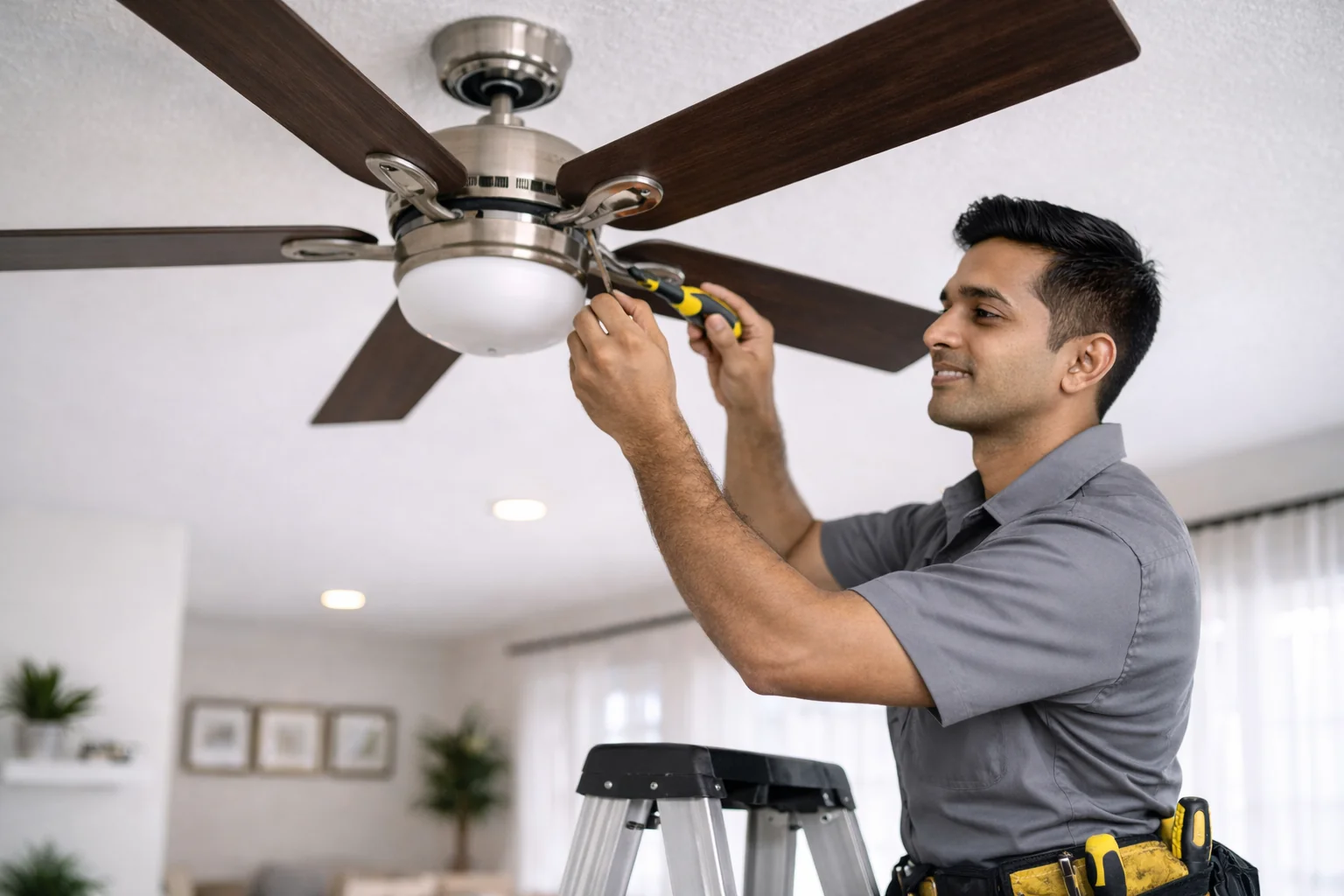 Electrical Fan installed